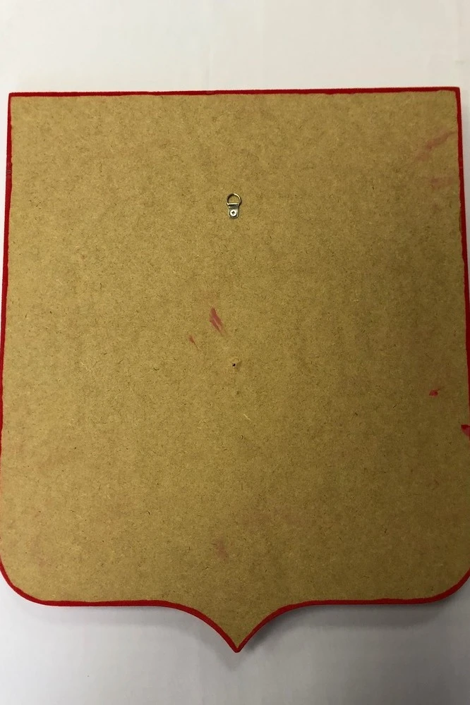 Герб РФ барельеф, размер 40х48 см, щит флокированный, металлонапыление#3