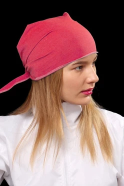 Купить бандану х/б кулирная гладь 60*60*90 розовую