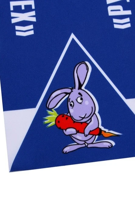 Шарф однослойный легкий 15х150 см, с полной запечаткой "Russian laughter"#4