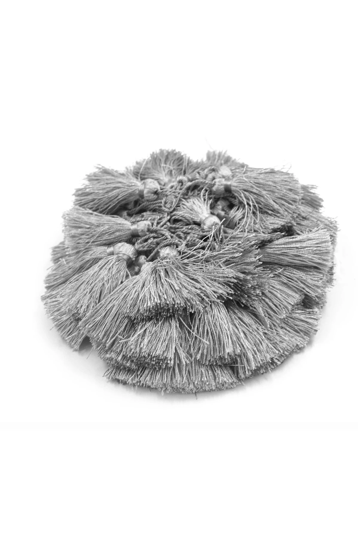 Кисть декоративная для вымпела 7 см, серебро#2