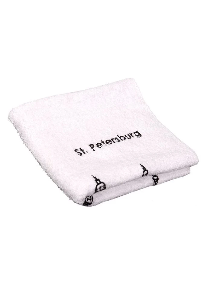 Полотенце махровое 50х90 см (Ituma), однотонное  "Peter & Paul's Fortress"#3