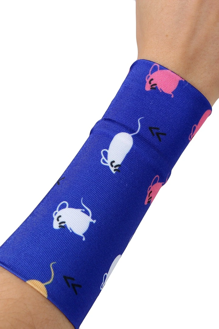 Напульсник полиэстеровый женский 7х14 см "Symbol of the Year 2020"#3