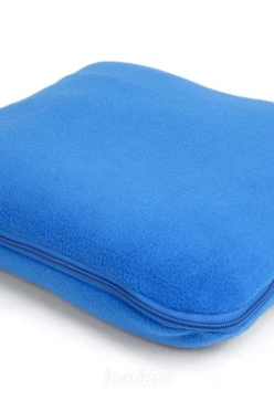 Купить плед голубой Трансформер флисовый 120х155 см