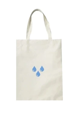 Купить сумку Лайт из габардина 35х45 см,  печать с одной стороны "Droplets"