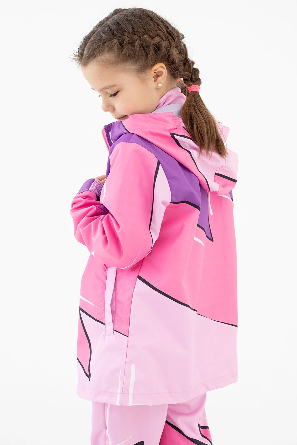Ветровка Райдер детская с полной запечаткой "Syringa"#5 Ветровка Райдер детская с полной запечаткой "Syringa"#5