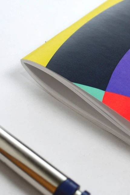 Блокнот фирменный А5 на скобе (40 листов без печати)#2