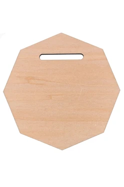 Медаль из фанеры Многоугольник МФ8001 80 мм с гравировкой#2