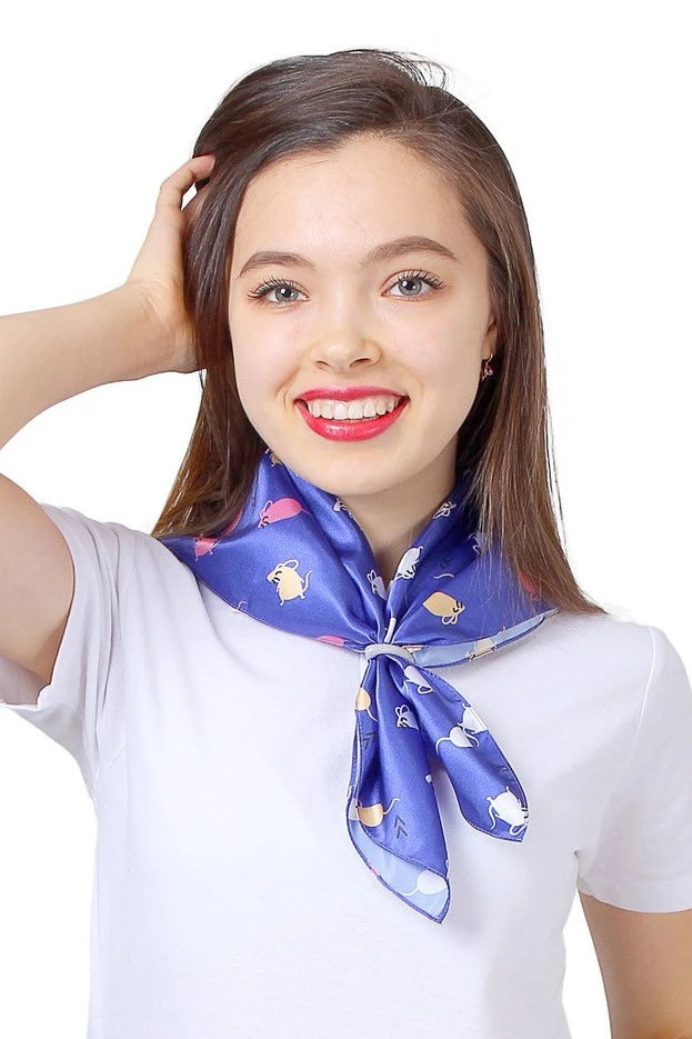 Платок Шанель 60х60 см, с полной запечаткой#2