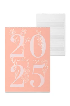 Купить блокнот фирменный А4 на пружине (40 листов) с  принтом "Yours 2025" Купить блокнот фирменный А4 на пружине (40 листов) с  принтом "Yours 2025"