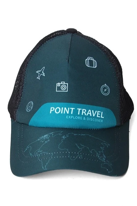 Бейсболка Вестерн облегченная с печатью на всей поверхности (полиэстер) "Point Travel"#4 Бейсболка Вестерн облегченная с печатью на всей поверхности (полиэстер) "Point Travel"#4