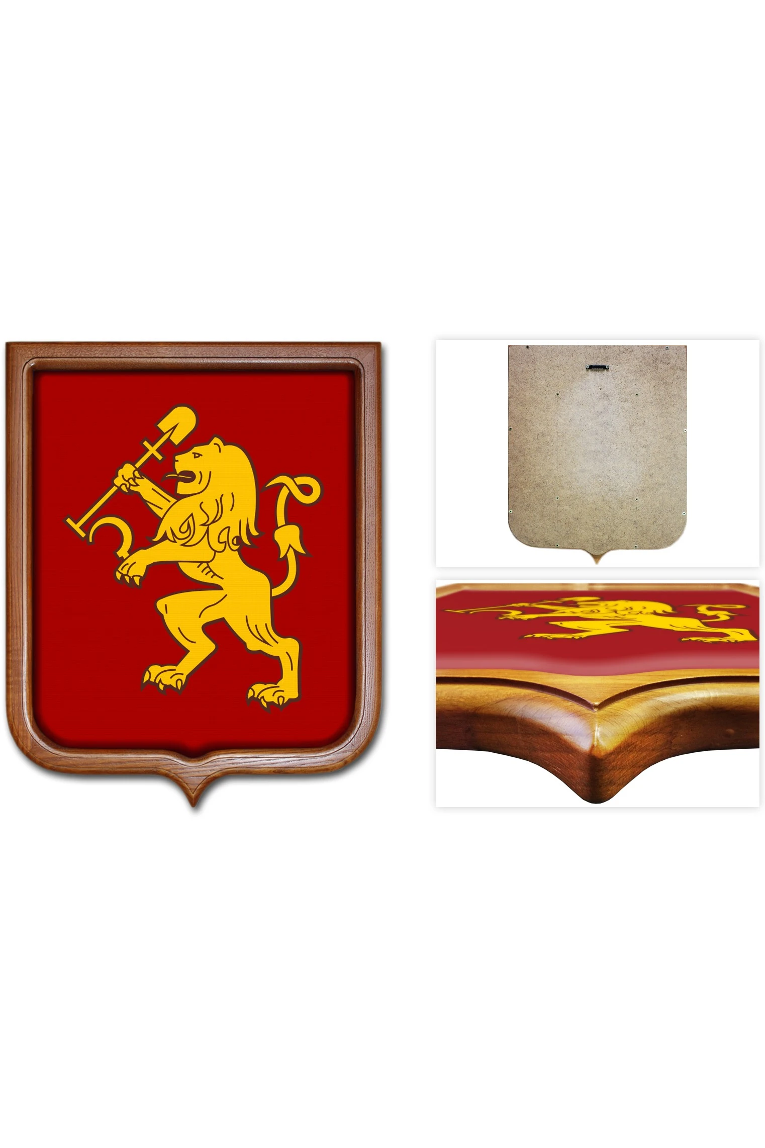 Купить Герб Красноярска 53х61 см печатный светлая рама (малая форма)