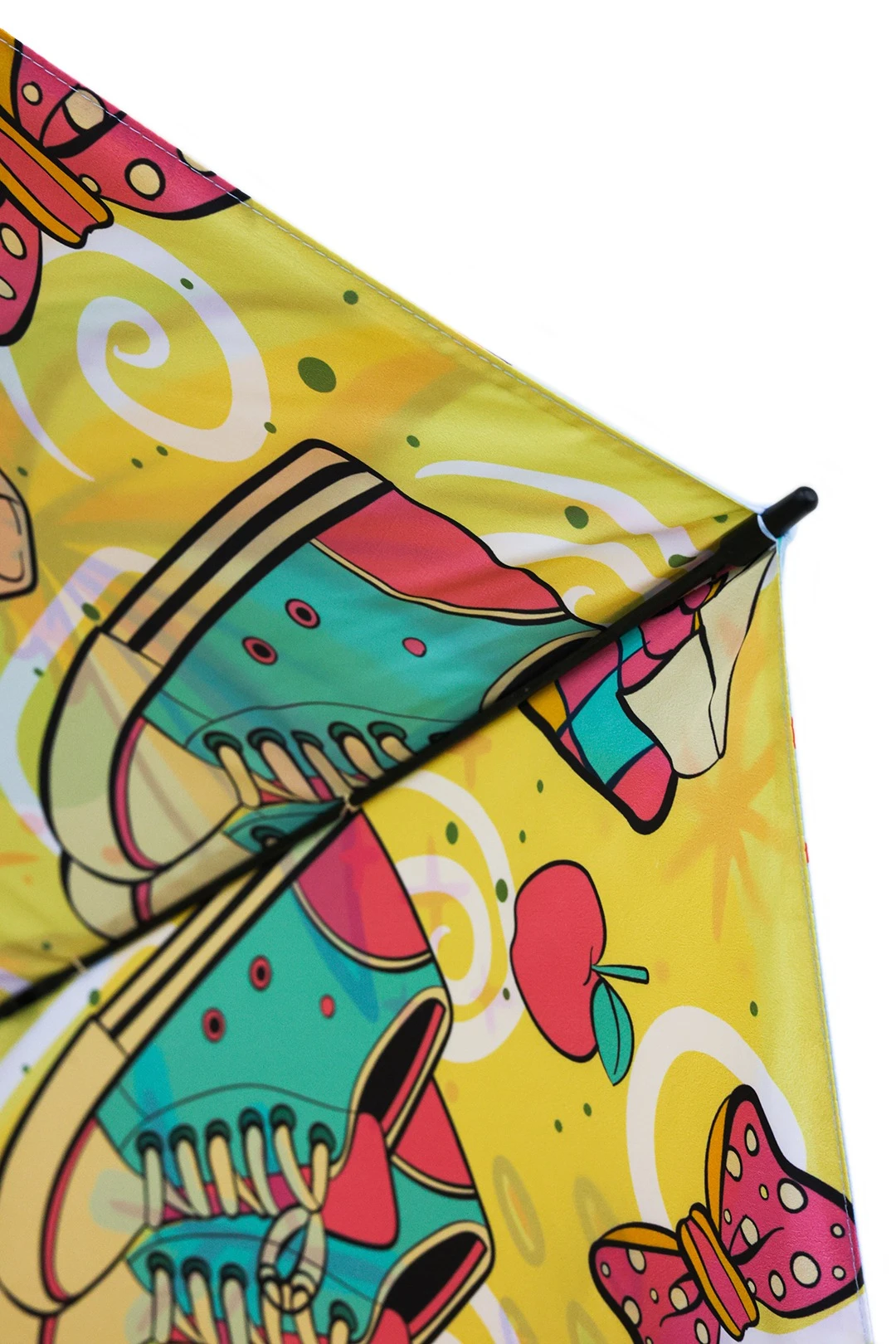 Зонт-трость Моне с пластиковой ручкой двухслойный, с полной запечаткой (без совмещения) "Summer Time"#5