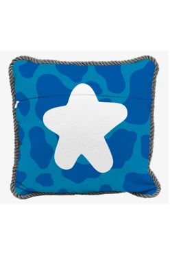 Подушка с кантом 50х50 см, с принтом "Sleep all day, danca all night"#1 Подушка с кантом 50х50 см, с принтом "Sleep all day, danca all night"#1