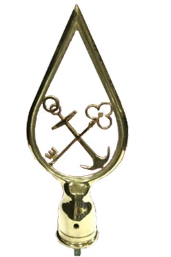 Купить навершие металлическое с гербом Ленинградской области