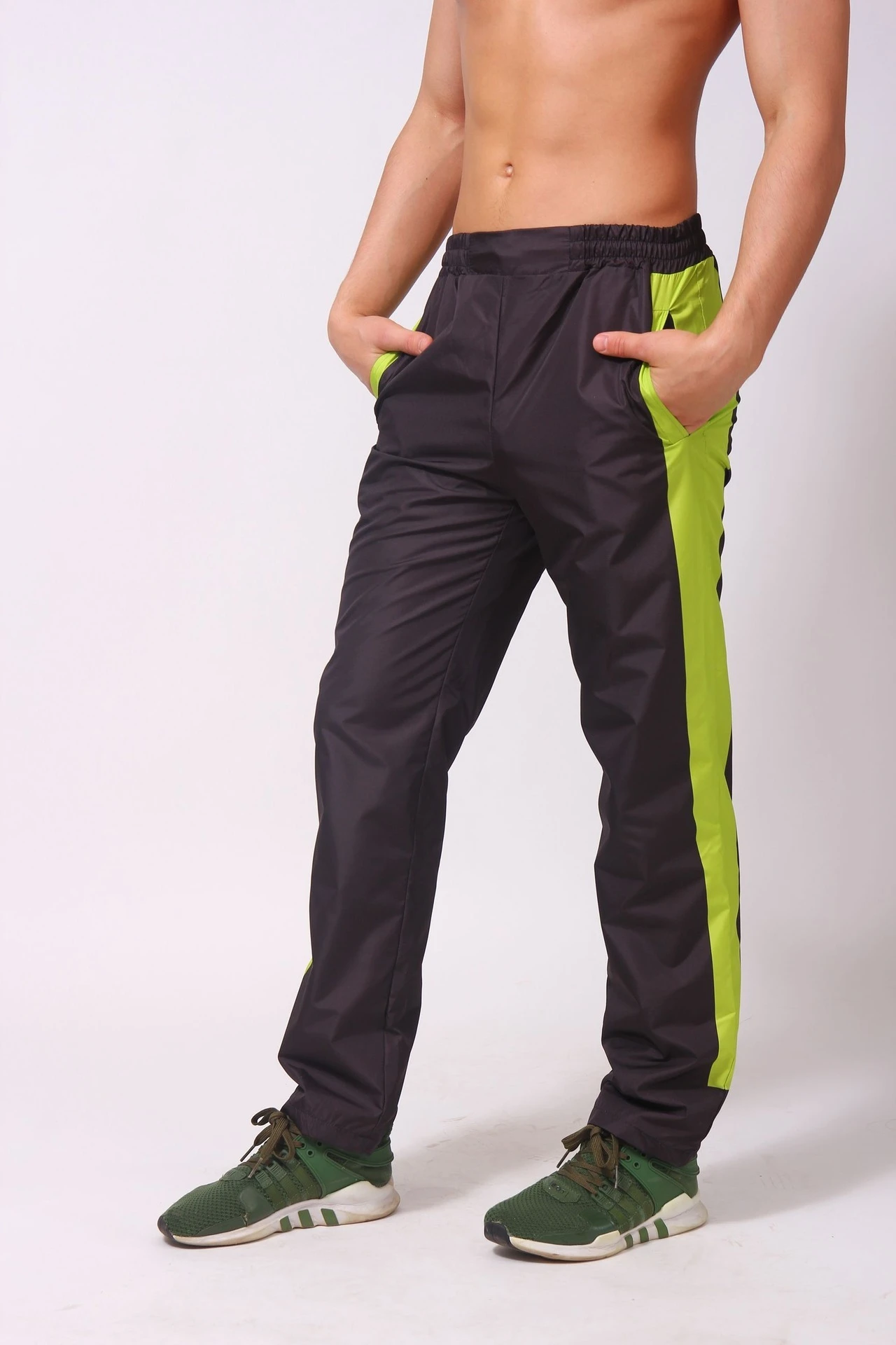 Брюки Олимпик спортивные унисекс с полной запечаткой "Green Road"#4