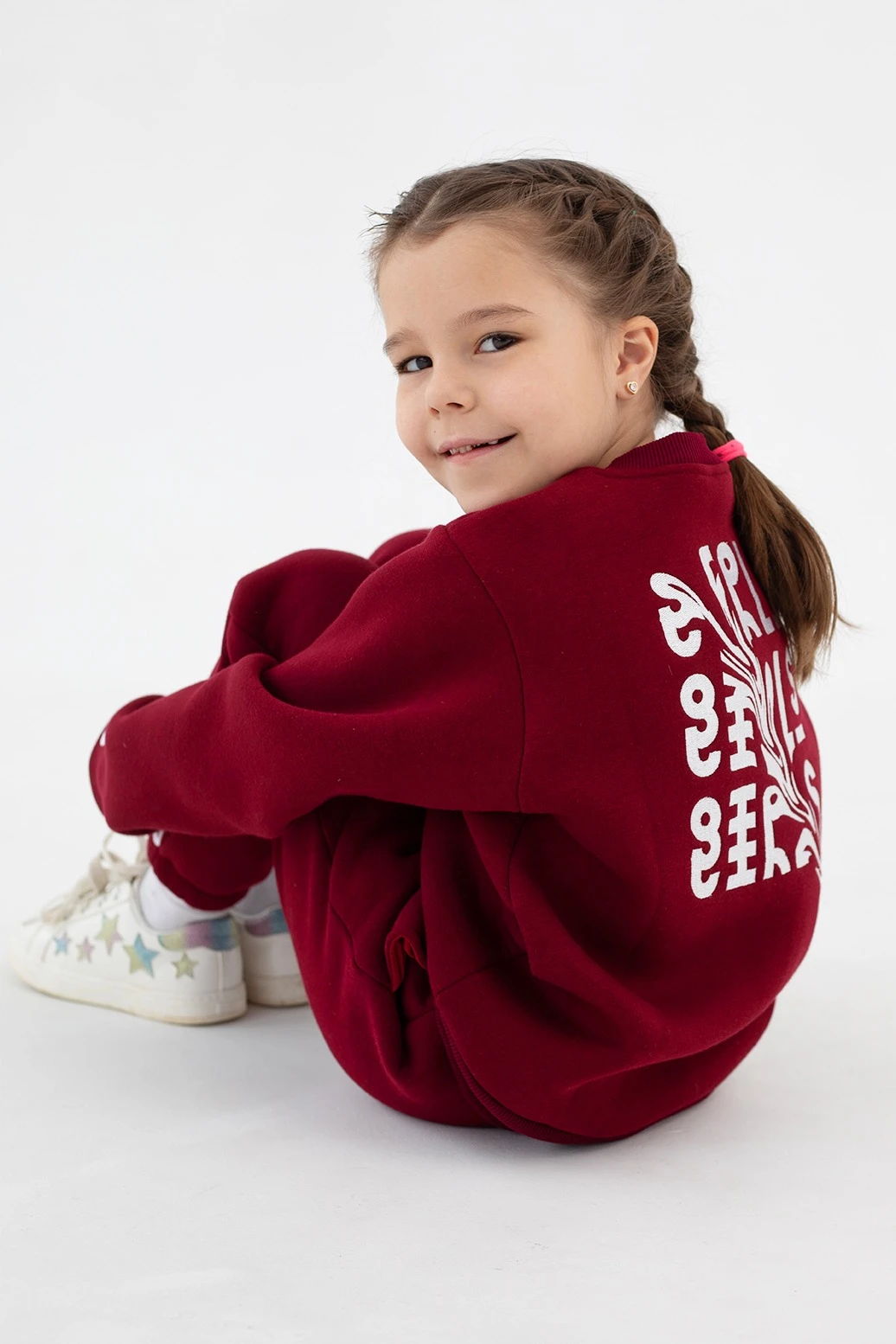 Свитшот Тревис из футера детский, однотонный#5