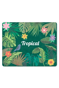 Купить плед Палитра флисовый 120х150 см (односторонний), с принтом "Tropical"