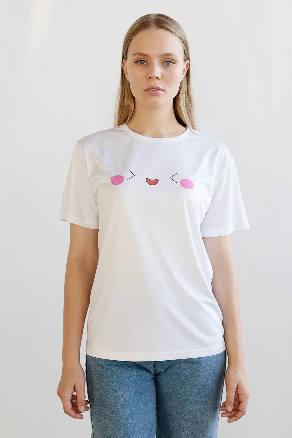 Купить футболку Астер женскую однотонную "Emodji"