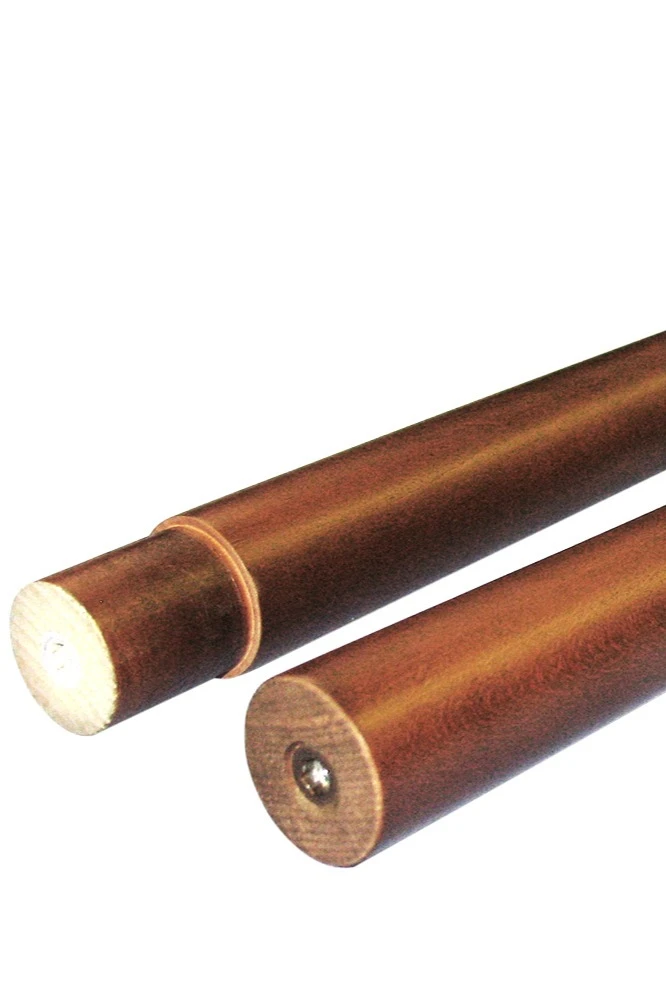 Древко деревянное из бука с латунной гильзой 2,5 м, Ø 35 мм#4