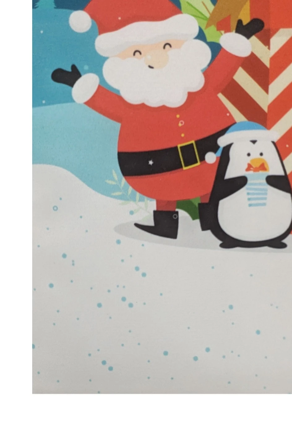 Сумка Комби из греты вертикальная 30х40 см, печать с двух сторон "Merry Christmas"