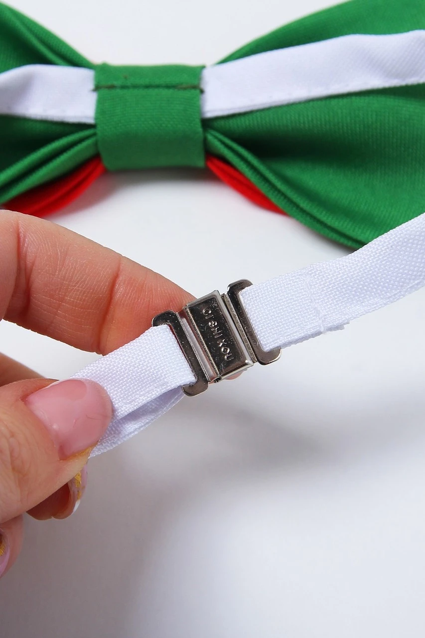 Галстук-бабочка Фэшн на фурнитуре мужская, с полной запечаткой "Нappy New year"#3