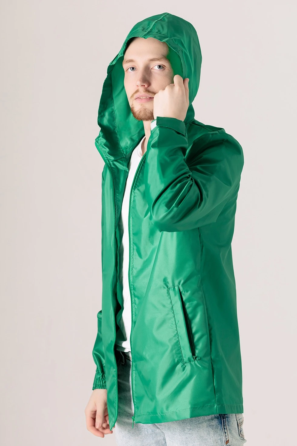 Купить ветровку Рэйн унисекс зеленую Купить ветровку Рэйн унисекс зеленую