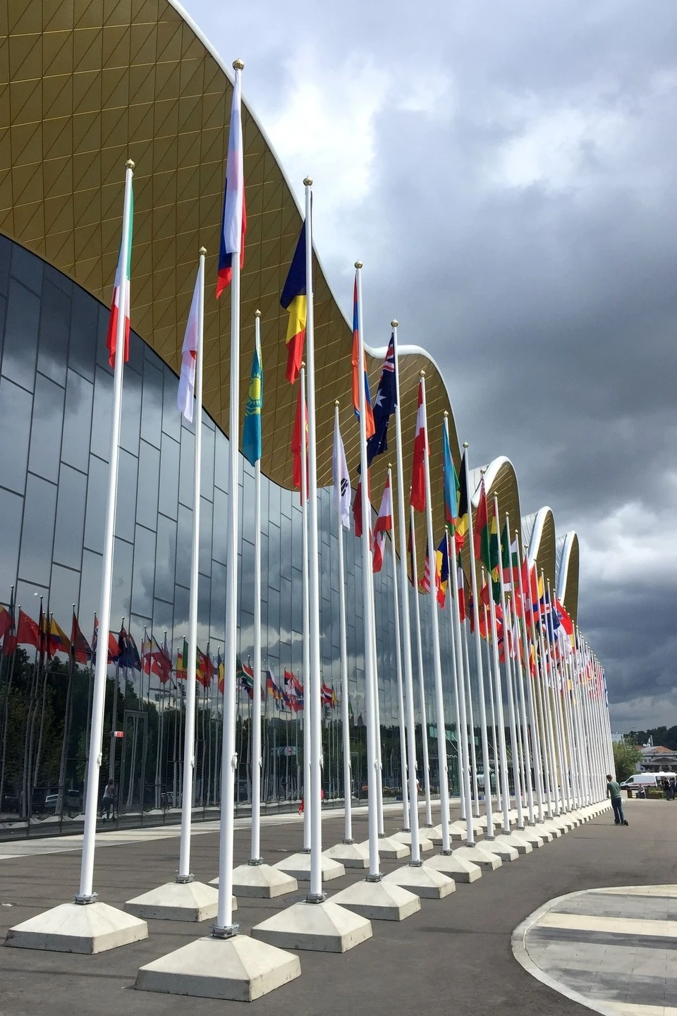 Аренда флагштока из стекловолокна с открытым механизмом 9 м#2 Аренда флагштока из стекловолокна с открытым механизмом 9 м#2