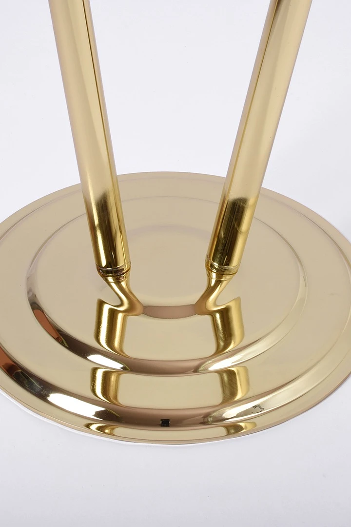 Подставка напольная с основанием Круг под золото 2 штока 2,1 метра#2