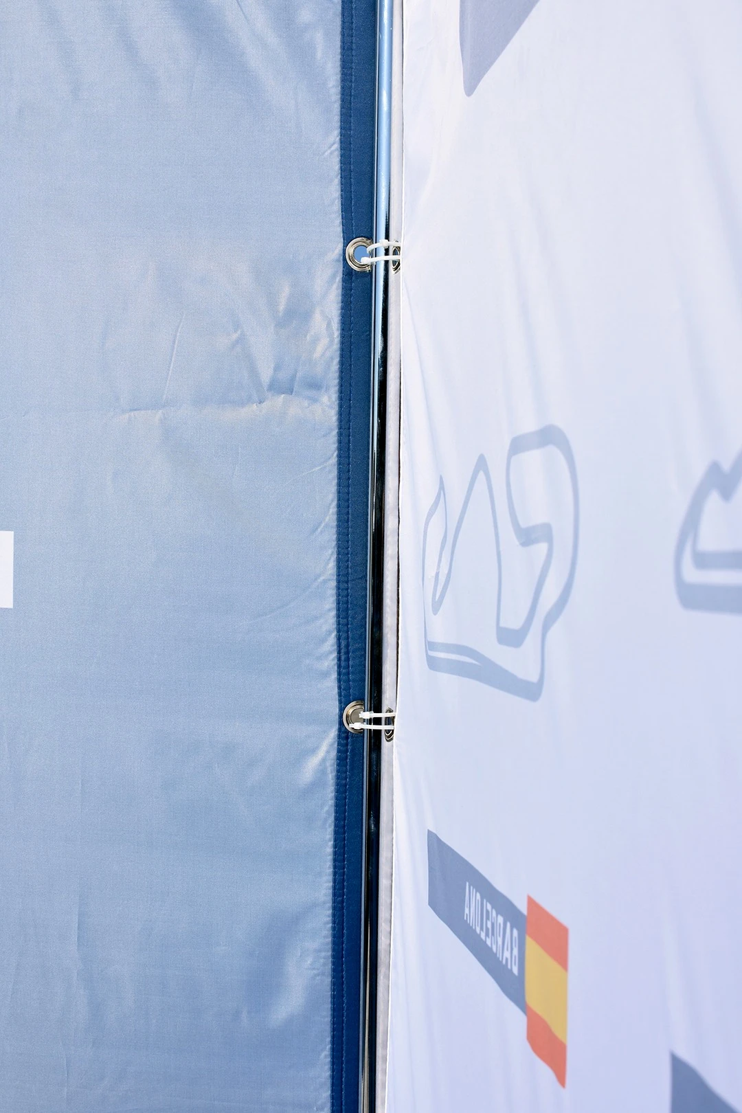 Рекламная ширма на три секции 1,2х2 м с полной запечаткой#3