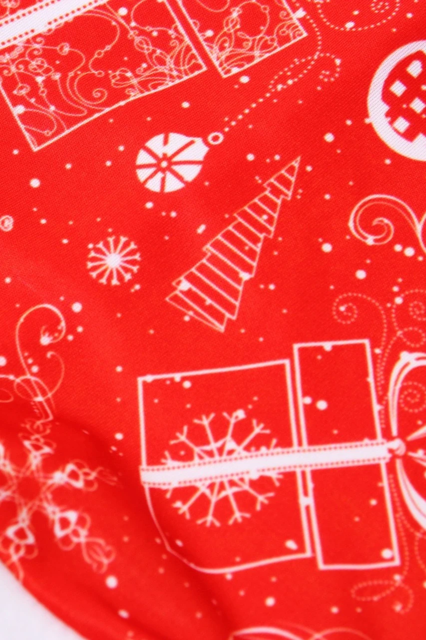 Колпак Новогодний с принтом "Gift"#3