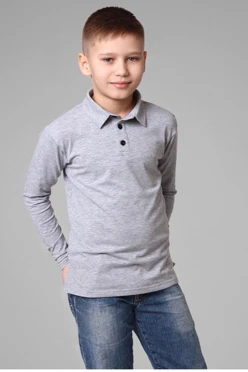 Лонгслив Декстер Плюс детский однотонный (хлопок)#2