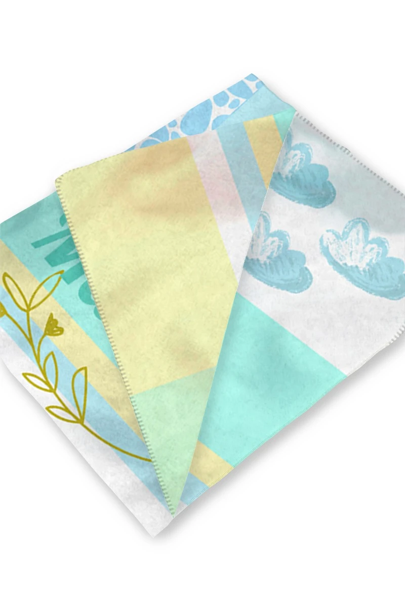 Плед Палитра флисовый 150х200 см, с принтом "Matvey"#1