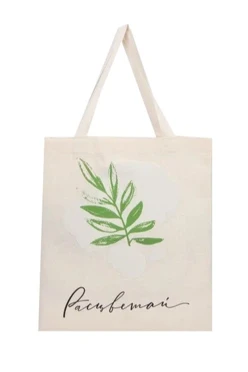 Сумка Комби из греты вертикальная 25х35 см, печать с двух сторон "Расцветай"