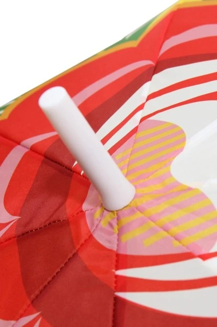 Зонт-трость Моне с пластиковой ручкой однослойный, с полной запечаткой (с совмещением) "Gorodets painting"#5