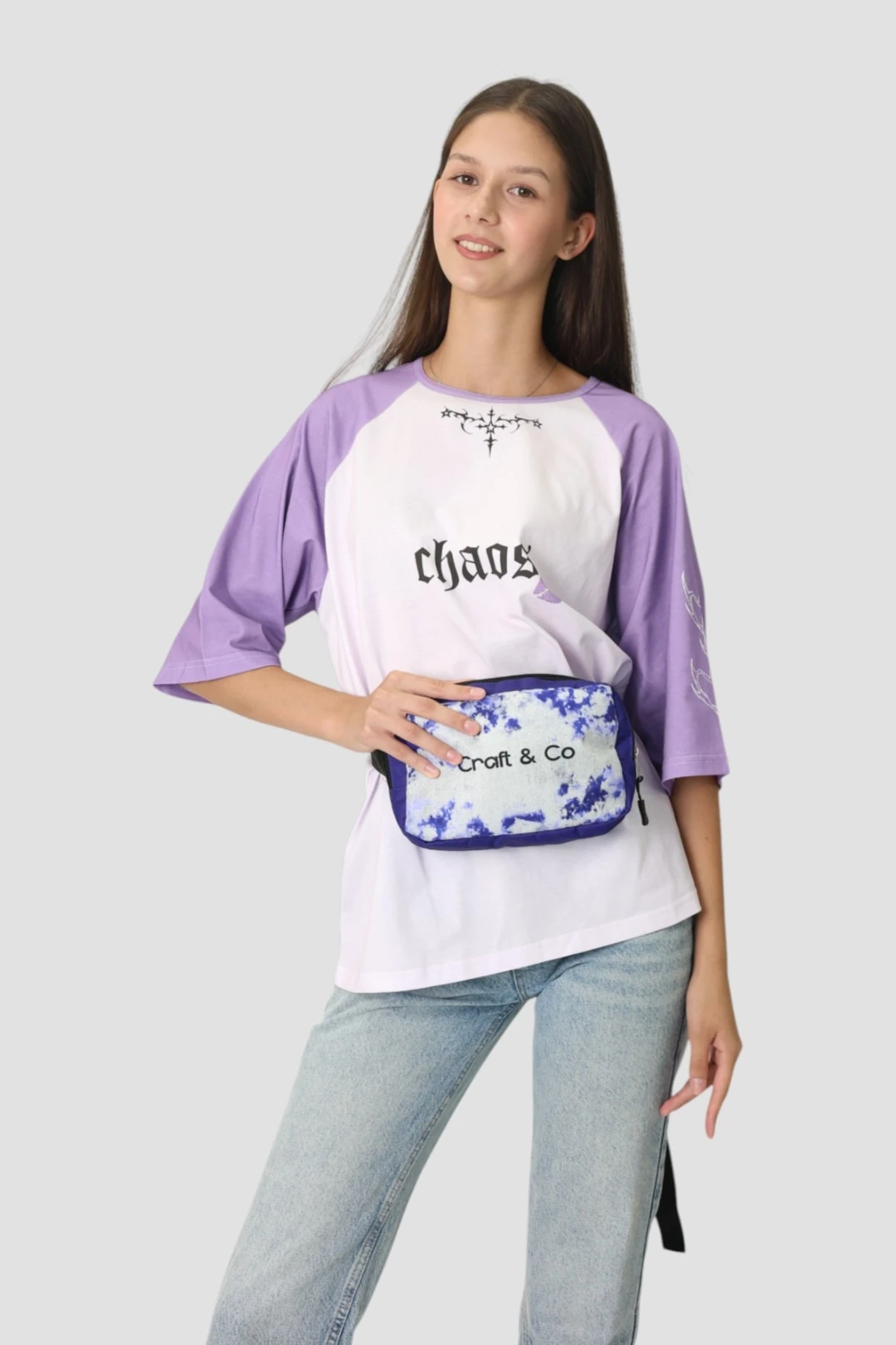 Купить сумку Райм поясную с полной запечаткой "Craft&Co"