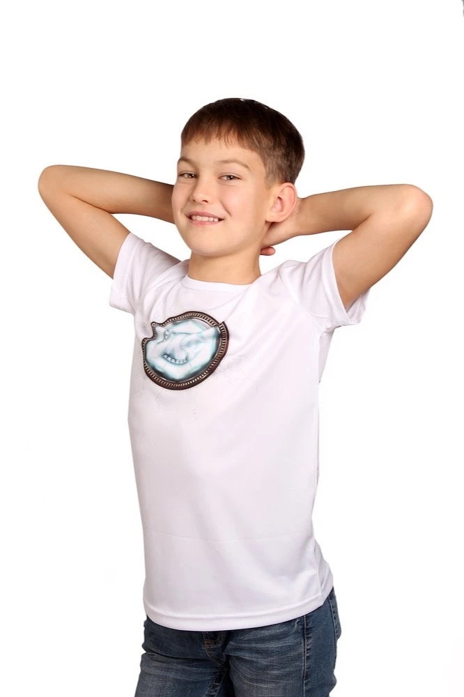 Футболка Астер из примы детская, однотонная "USURT"#3 Футболка Астер из примы детская, однотонная "USURT"#3