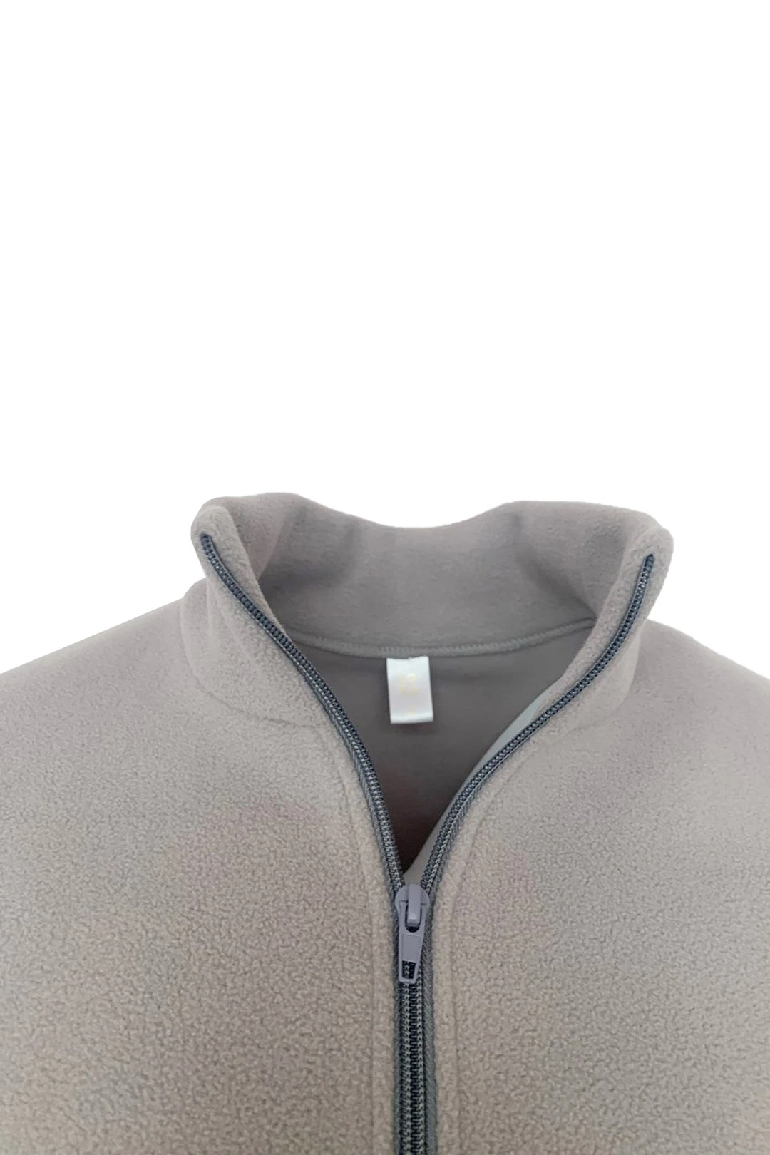 Купить толстовку Филл флисовую без капюшона серую