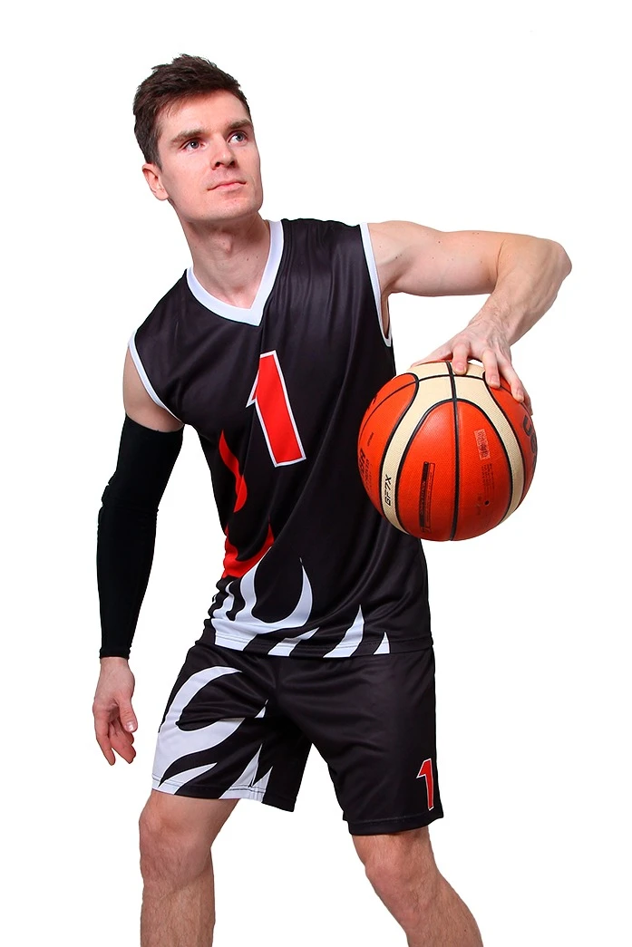 Баскетбольная форма Рассел мужская с полной запечаткой "MOSLEY"#2