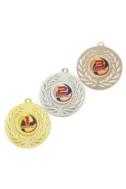 Медаль металлическая ИК5002 50мм с шильдом 25мм#1