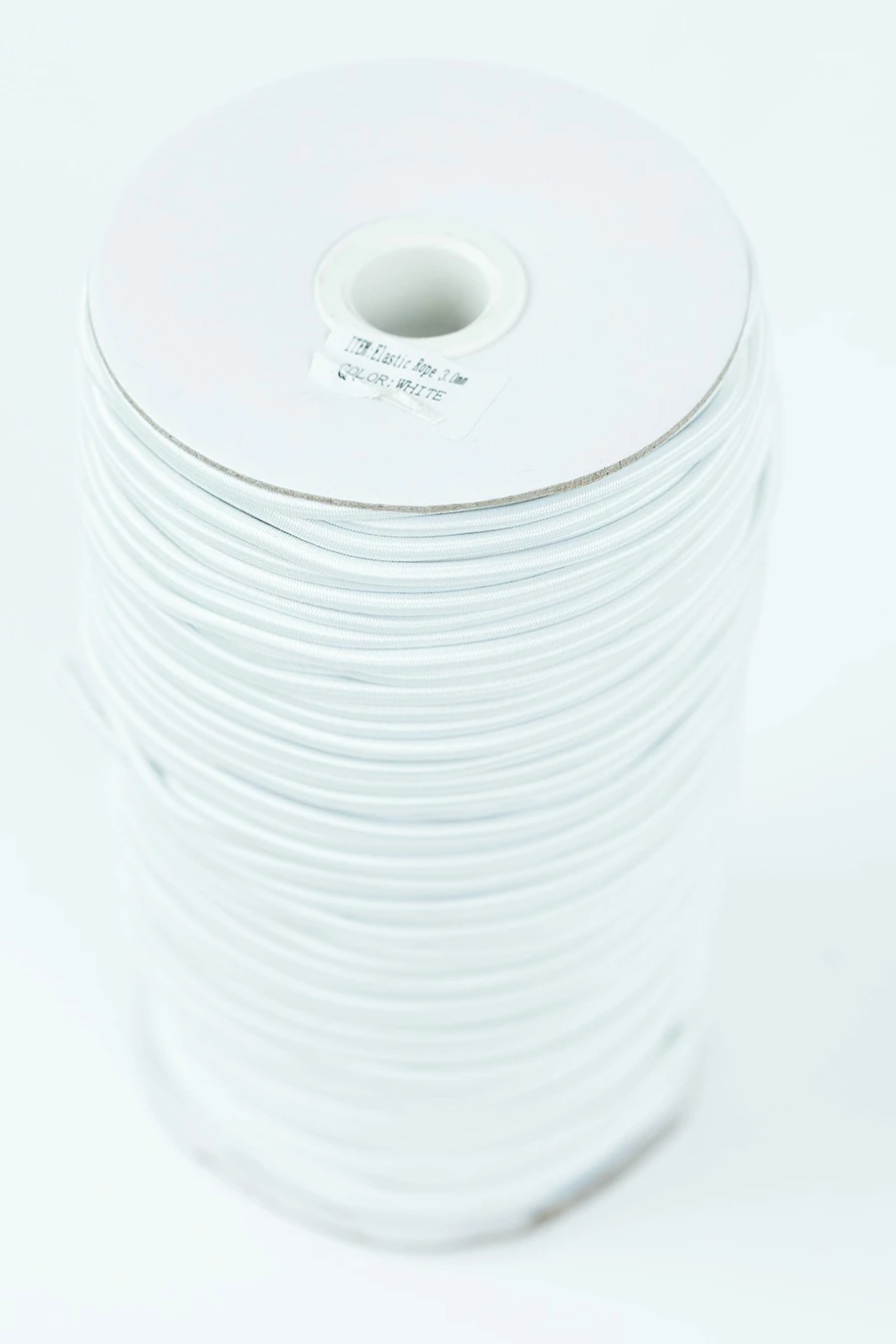 Купить резинку шляпную 100% пэ, 3 мм, белую