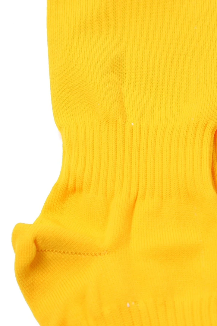 Гетры футбольные взрослые, однотонные жёлтые#5