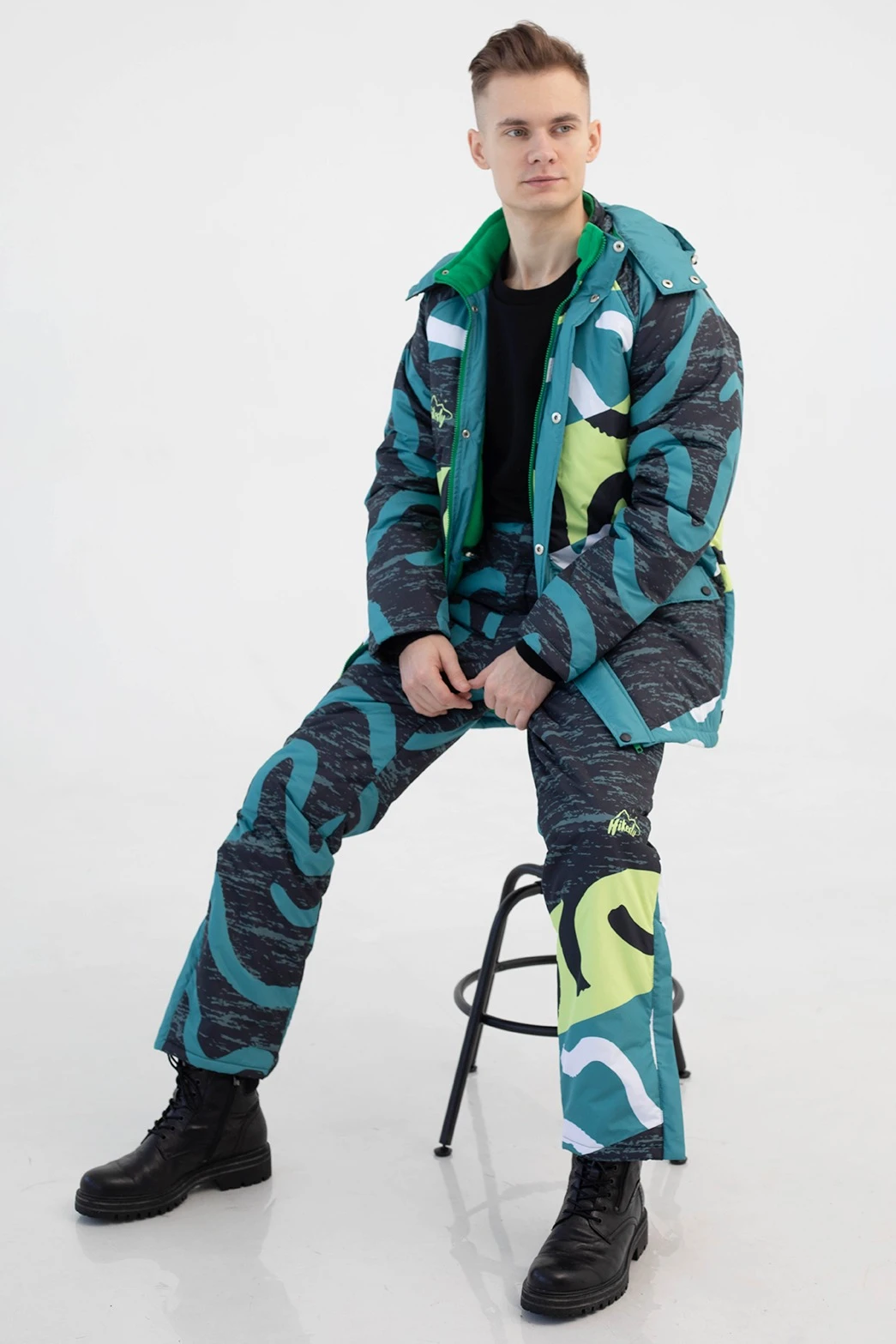 Костюм Гонг на синтепоне унисекс, с полной запечаткой "Hikesly"#4 Костюм Гонг на синтепоне унисекс, с полной запечаткой "Hikesly"#4