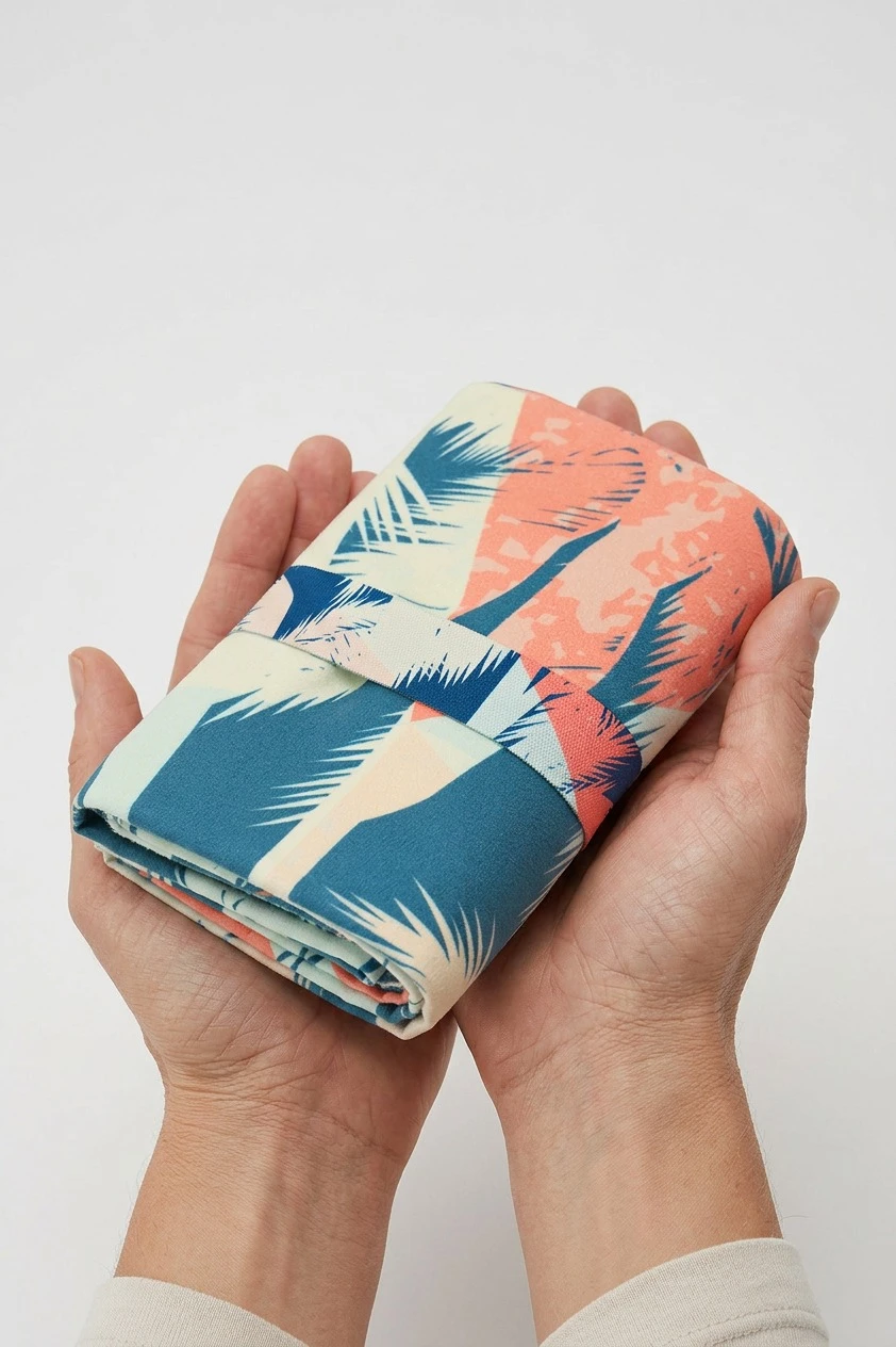 Полотенце из микрофибры 60х150 см с печатью (Print) "Palms"#5 Полотенце из микрофибры 60х150 см с печатью (Print) "Palms"#5