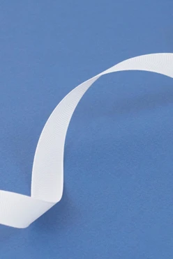 Лента репс белая ширина 1,5 см#1