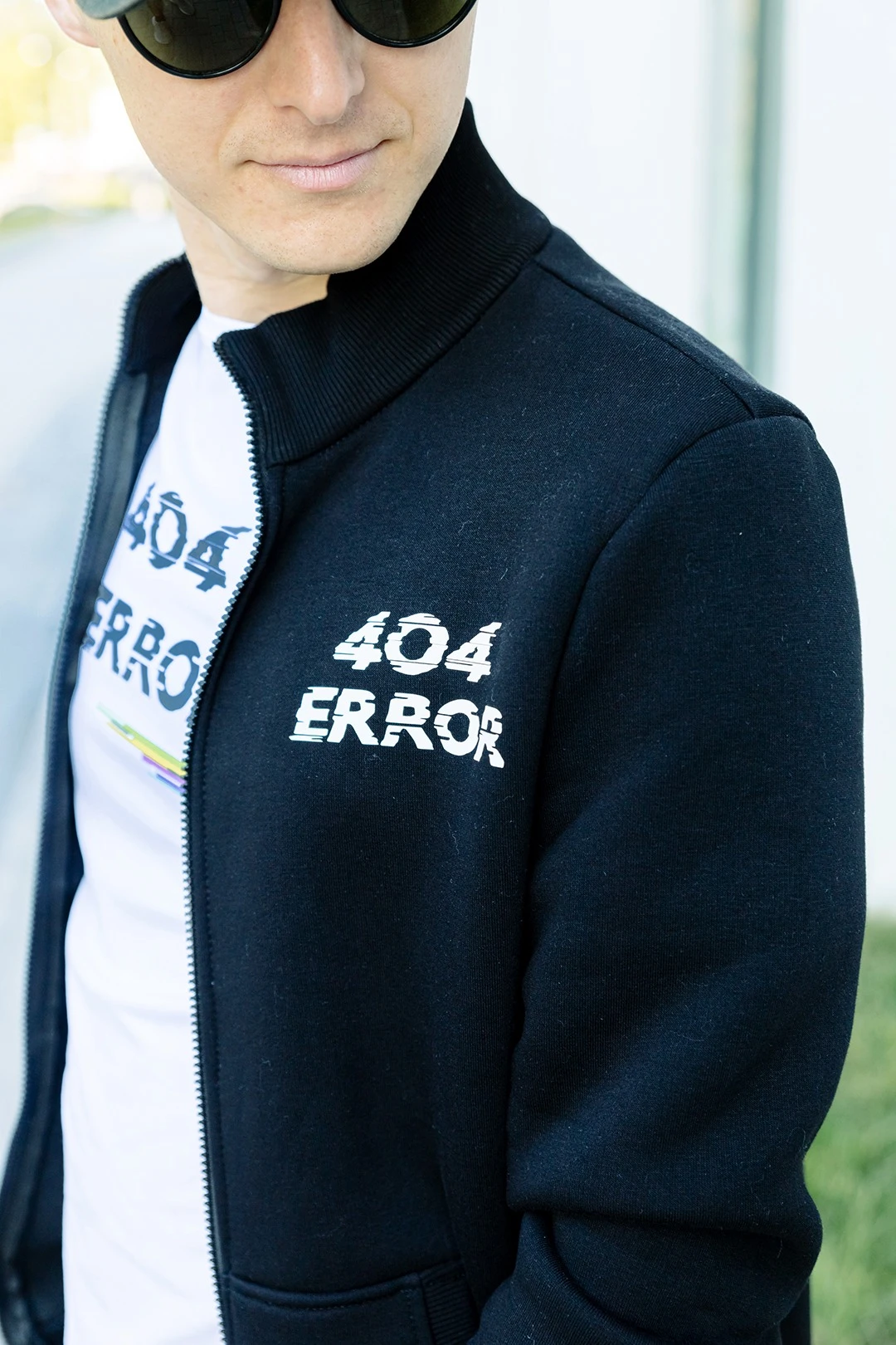 Толстовка Томас из футера унисекс, однотонная "404 Eror"#1