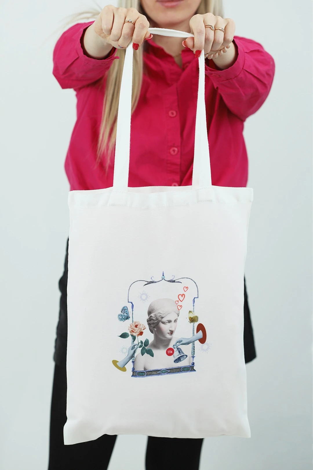 Сумка Румми из канваса 35х45 см, печать с одной стороны "ArtGallery"#2