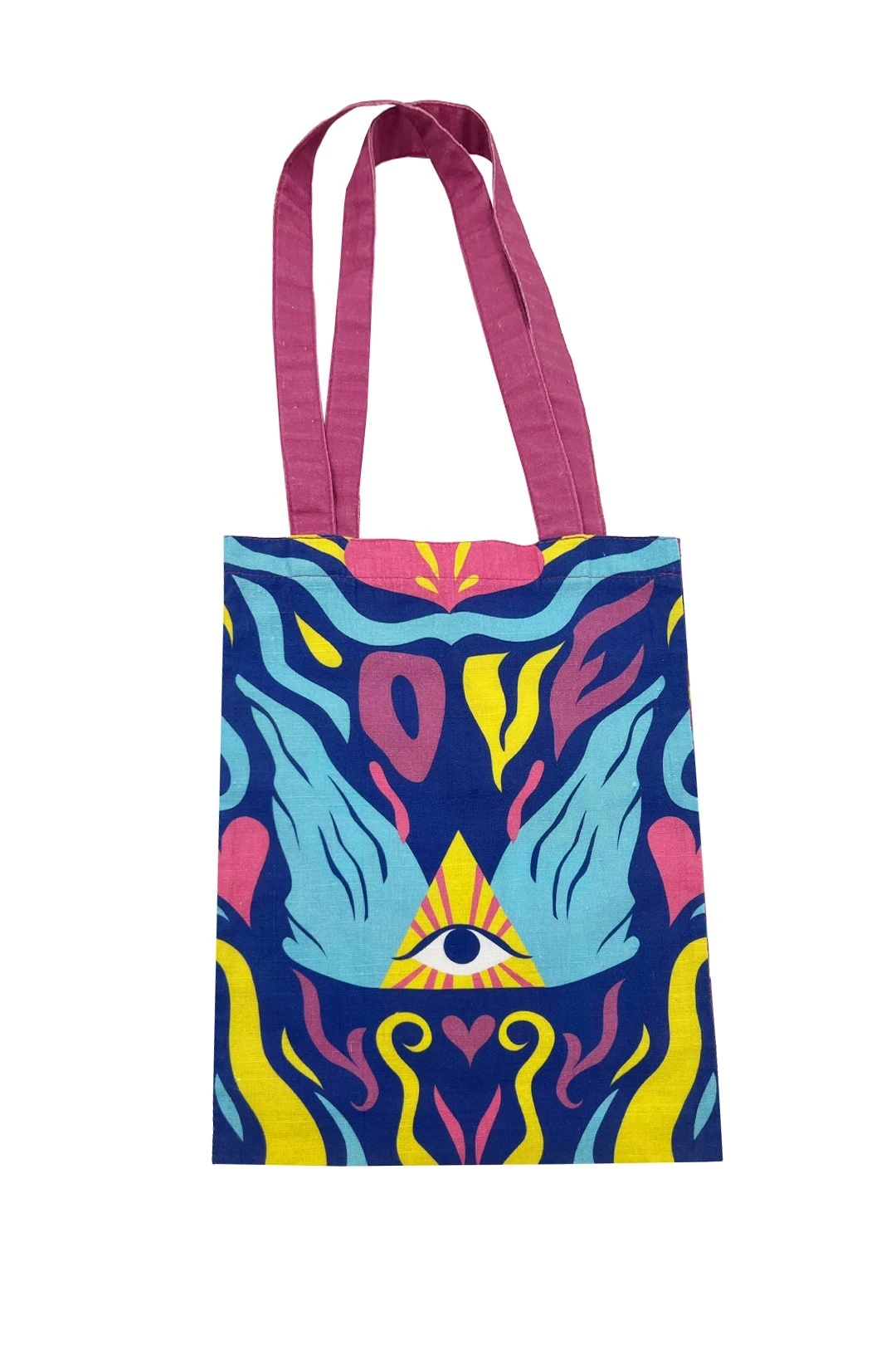 Сумка Айрис из льна, с печатью#2