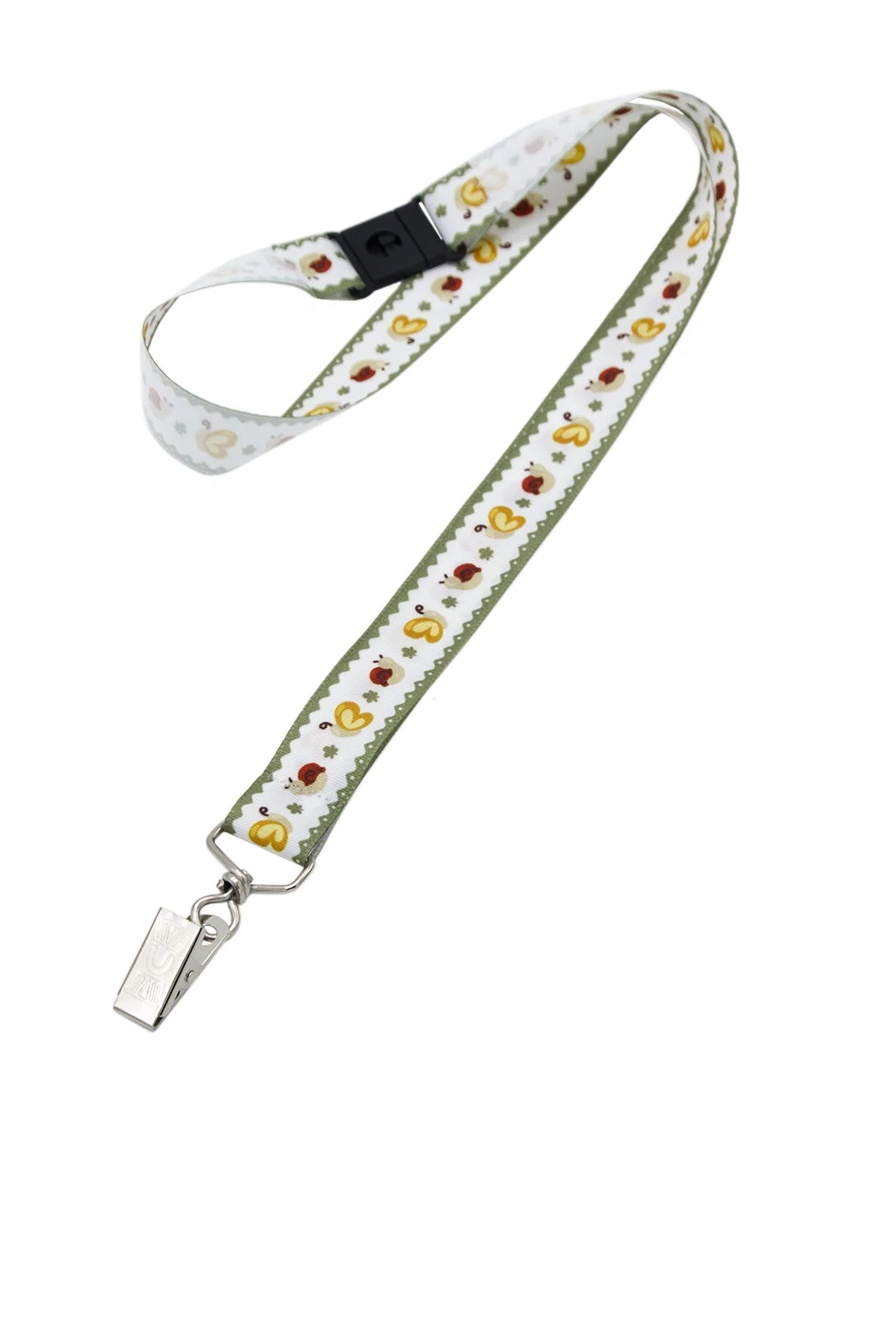 Купить ленту для бейджа микрорепс ширина 2 см, с замком безопасного разрыва, с печатью