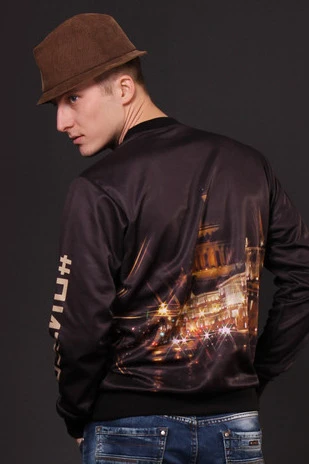 Купить свитшот унисекс "#Питер" с полной запечаткой