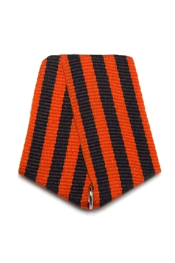 Купить колодку 5-угольную с обтяжкой Георгиевской лентой